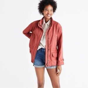 Madewell Prospect Jacket in Spiced Rose Coral